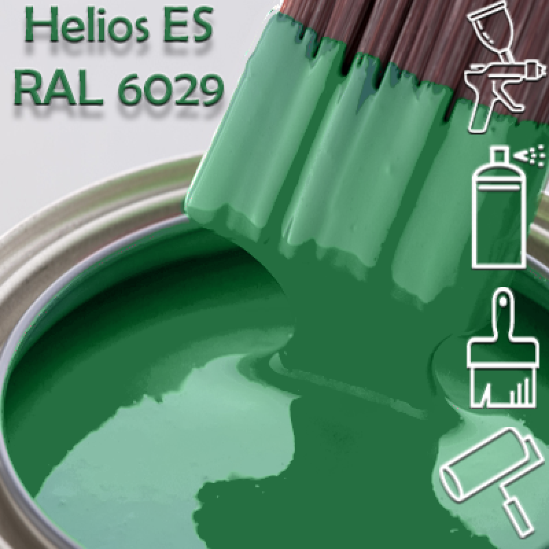 RAL 6029 глянцева 1К швидкосохнуча антикорозійна емаль Helios ES - 1л RAL 6029 глянцева 1К швидкосохнуча антикорозійна емаль Helios ES - 1л