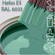 RAL 6033 глянцева 1К швидкосохнуча антикорозійна емаль Helios ES - 1л