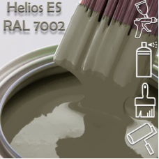 RAL 7002 глянцева 1К швидкосохнуча антикорозійна емаль Helios ES - 1л