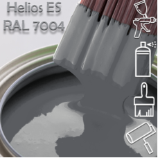 RAL 7004 глянцева 1К швидкосохнуча антикорозійна емаль Helios ES - 1л