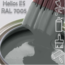 RAL 7005 глянцева 1К швидкосохнуча антикорозійна емаль Helios ES - 1л