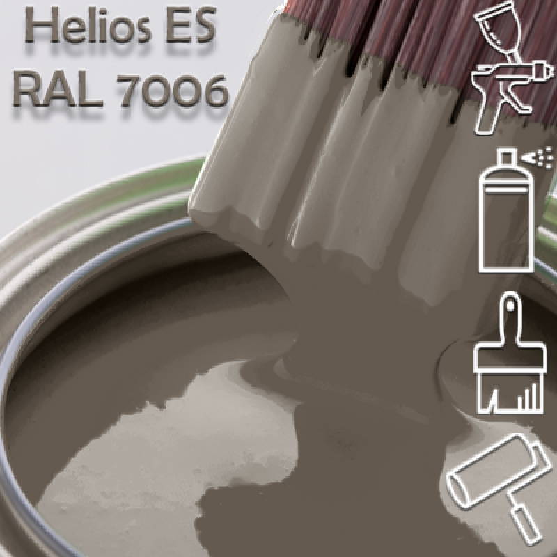 RAL 7006 глянцева 1К швидкосохнуча антикорозійна емаль Helios ES - 1л