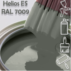 RAL 7009 глянцева 1К швидкосохнуча антикорозійна емаль Helios ES - 1л