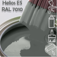 RAL 7010 глянцева 1К швидкосохнуча антикорозійна емаль Helios ES - 1л