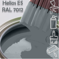 RAL 7012 глянцева 1К швидкосохнуча антикорозійна емаль Helios ES - 1л