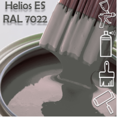RAL 7022 глянцева 1К швидкосохнуча антикорозійна емаль Helios ES - 1л