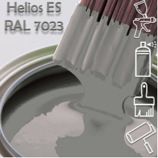 RAL 7023 глянцева 1К швидкосохнуча антикорозійна емаль Helios ES - 1л