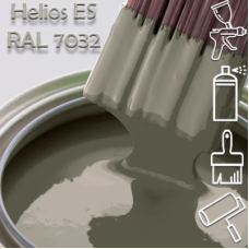 RAL 7032 глянцева 1К швидкосохнуча антикорозійна емаль Helios ES - 1л