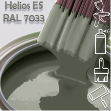 RAL 7033 глянцева 1К швидкосохнуча антикорозійна емаль Helios ES - 1л