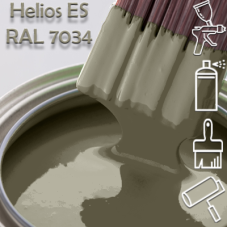 RAL 7034 глянцева 1К швидкосохнуча антикорозійна емаль Helios ES - 1л