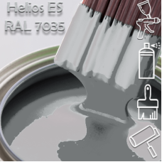 RAL 7035 глянцева 1К швидкосохнуча антикорозійна емаль Helios ES - 1л