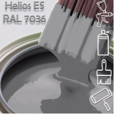 RAL 7036 глянцева 1К швидкосохнуча антикорозійна емаль Helios ES - 1л