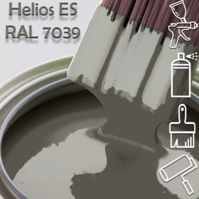 RAL 7039 глянцева 1К швидкосохнуча антикорозійна емаль Helios ES - 1л