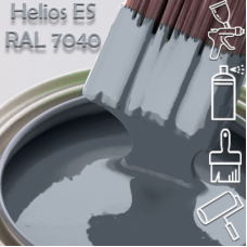 RAL 7040 глянцева 1К швидкосохнуча антикорозійна емаль Helios ES - 1л