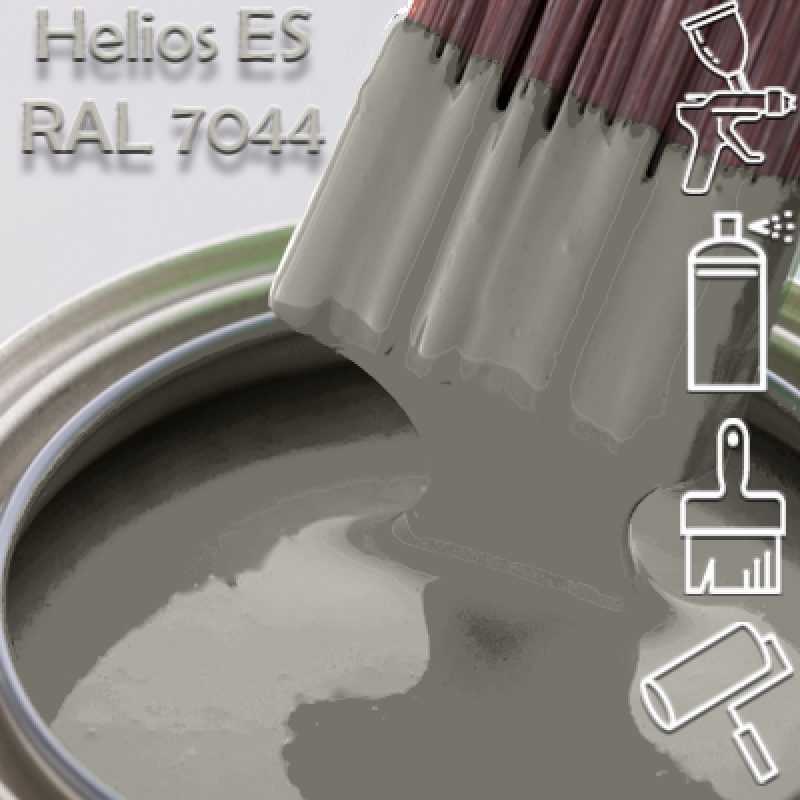 RAL 7044 глянцева 1К швидкосохнуча антикорозійна емаль Helios ES - 1л