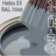 RAL 7046 глянцева 1К швидкосохнуча антикорозійна емаль Helios ES - 1л