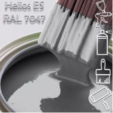 RAL 7047 глянцева 1К швидкосохнуча антикорозійна емаль Helios ES - 1л