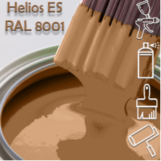 RAL 8001 глянцева 1К швидкосохнуча антикорозійна емаль Helios ES - 1л