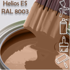 RAL 8003 глянцева 1К швидкосохнуча антикорозійна емаль Helios ES - 1л