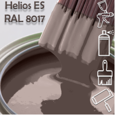 RAL 8017 глянцева 1К швидкосохнуча антикорозійна емаль Helios ES - 1л