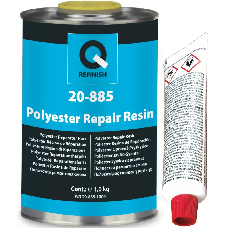 2К поліефірна смола Q-Refinish Polyester Repair Resin - 1кг 2К поліефірна смола Q-Refinish Polyester Repair Resin - 1кг