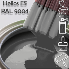RAL 9004 глянцева 1К швидкосохнуча антикорозійна емаль Helios ES - 1л