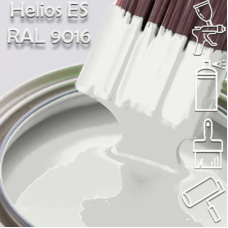 RAL 9016 глянцева 1К швидкосохнуча антикорозійна емаль Helios ES - 1л