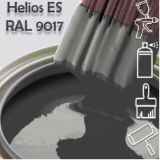 RAL 9017 глянцева 1К швидкосохнуча антикорозійна емаль Helios ES - 1л