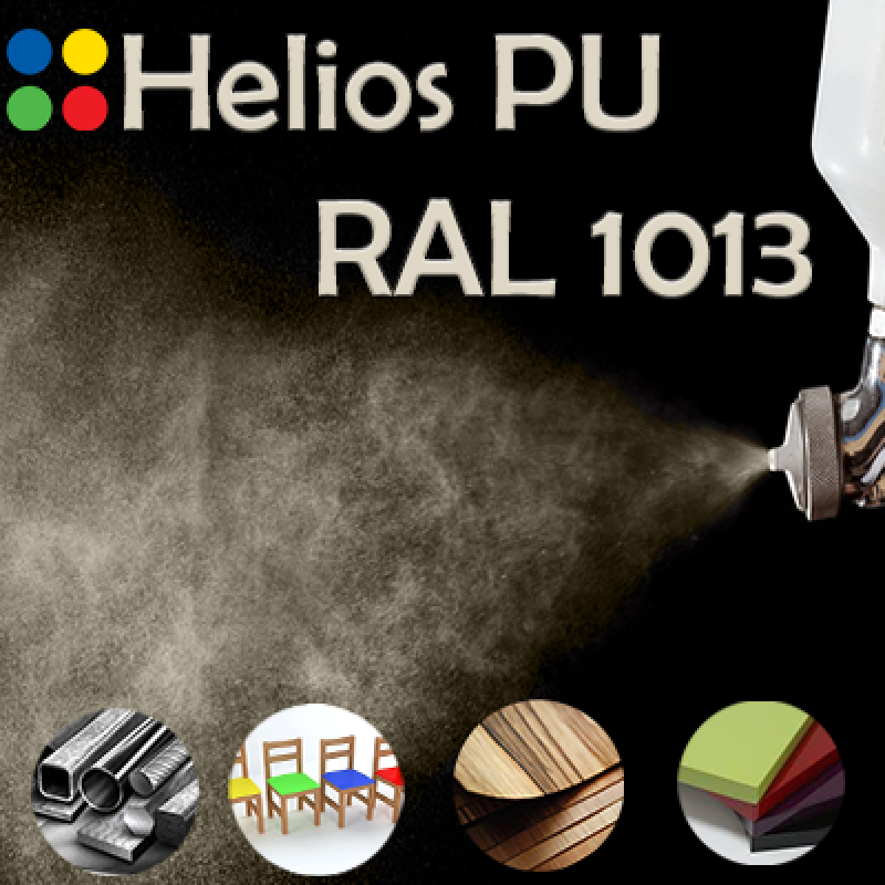 RAL 1013 шовковисто матова, 1 компонентна високоеластична поліуретанова емаль HELIOS PU - 1кг RAL 1013 шовковисто матова, 1 компонентна високоеластична поліуретанова емаль HELIOS PU - 1кг