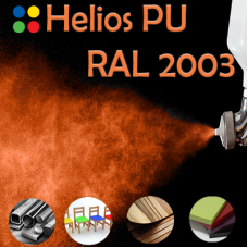 RAL 2003 шовковисто матова, 1 компонентна високоеластична поліуретанова емаль HELIOS PU - 1кг