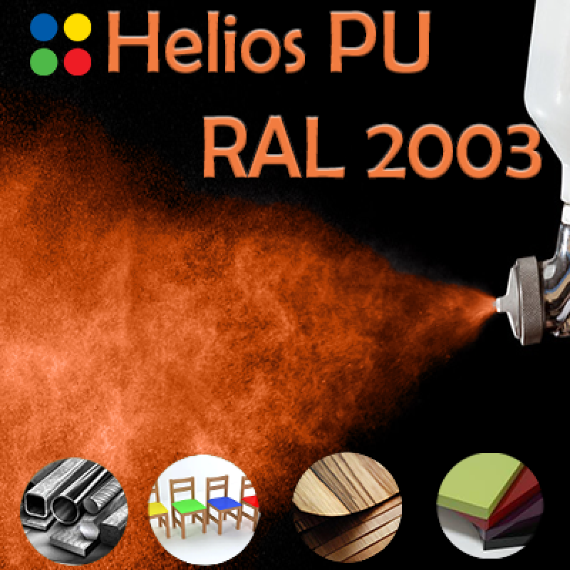 RAL 2003 шовковисто матова, 1 компонентна високоеластична поліуретанова емаль HELIOS PU - 1кг RAL 2003 шовковисто матова, 1 компонентна високоеластична поліуретанова емаль HELIOS PU - 1кг