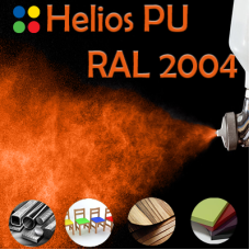 RAL 2004 шовковисто матова, 1 компонентна високоеластична поліуретанова емаль HELIOS PU - 1кг