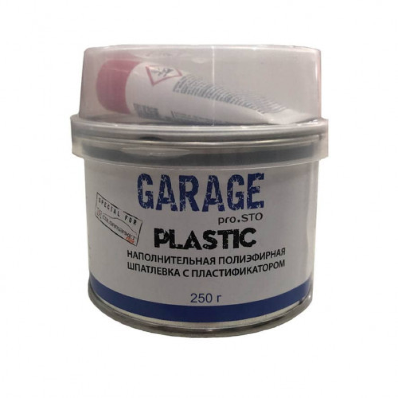 Еластична поліефірна шпаклівка GARAGE PLASTIC (0,25кг)