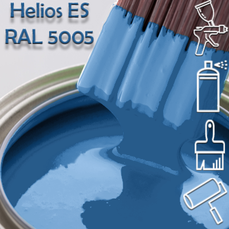 RAL 5005 глянцева 1К швидкосохнуча антикорозійна емаль Helios ES - 1л RAL 5005 глянцева 1К швидкосохнуча антикорозійна емаль Helios ES - 1л