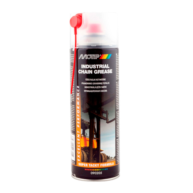 Мастило для ланцюгів промислового застосування “Industrial chain grease“ Motip 500 мл Мастило для ланцюгів промислового застосування “Industrial chain grease“ Motip 500 мл
