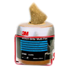 Аркуші скотч-брайт у рулоні 3M Scotch-Brite CF-SR, Extra Fine, МІДНИЙ, 115х150мм - 35 аркушів