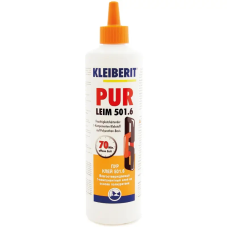 Довго висихаючий поліуретановий вологостійкий клей D4 Kleiberit PUR 501.6 - 0.5кг