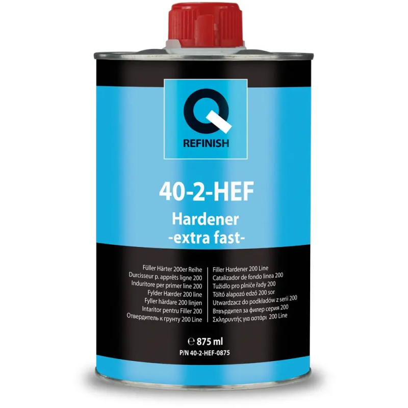 Затверджувач для ґрунту Q-REFINISH 40-2-HEF, EXTRA FAST - 0.875л. Затверджувач для ґрунту Q-REFINISH 40-2-HEF, EXTRA FAST - 0.875л.