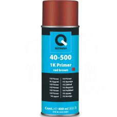 Грунт-наповнювач, праймер Q-REFINISH 40-500, 1K Primer ЧЕРВОНО-КОРИЧНЕВИЙ - 400мл (аерозоль)