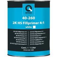 2К антикорозійний наповнювальний грунт Q-REFINISH HS FILLER 4:1 (БІЛИЙ) - 1л