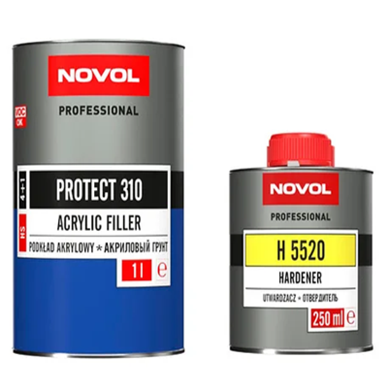 Білий антикорозійний акриловий грунт NOVOL PROTECT 310 + затверджувач H 5520 - 1.25л (Коплект) Білий антикорозійний акриловий грунт NOVOL PROTECT 310 + затверджувач H 5520 - 1.25л (Коплект)