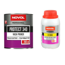 Кислотний антикорозійний грунт NOVOL PROTECT 340 + затверджувач H 5910 - 0.2л + 0.2л (Комплект)