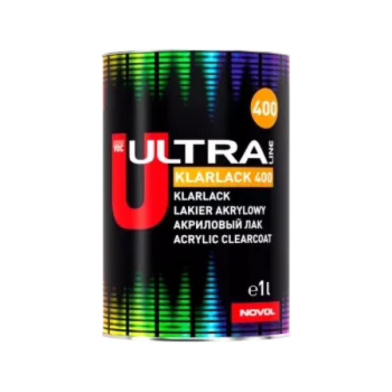 Лак акриловый NOVOL ULTRA KLARLACK 400 с добавками SR + отвердитель 99423 - 1.5л (Комплект) Лак акриловый NOVOL ULTRA KLARLACK 400 с добавками SR + отвердитель 99423 - 1.5л (Комплект)