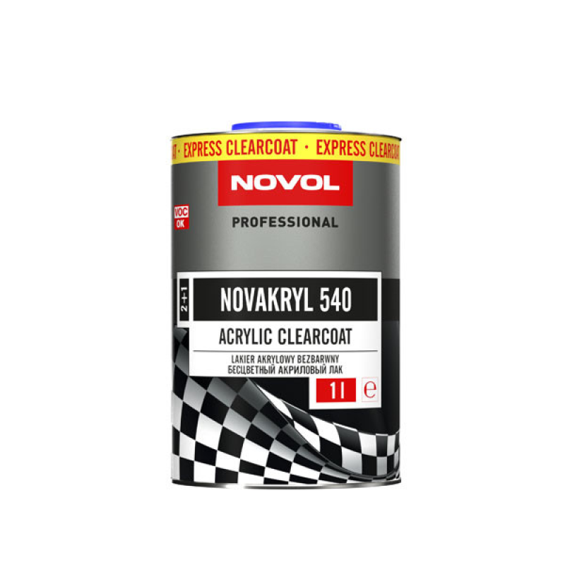 Швидкосохнучий акриловий лак NOVOL NOVAKRYL 540 + затверджувач H 5140 - 1.5л (Комплект) Швидкосохнучий акриловий лак NOVOL NOVAKRYL 540 + затверджувач H 5140 - 1.5л (Комплект)