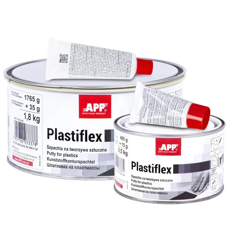 Шпаклівка для пластмаси APP Plastiflex 010448 - 0.5кг Шпаклівка для пластмаси APP Plastiflex 010448 - 0.5кг