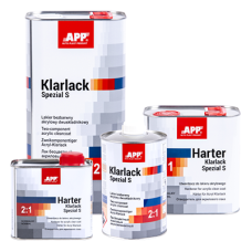 2К акриловий лак зі спеціальним ефектом APP Klarlack Spezial S 020109 + затверджувач - 1.5л (Комплект)