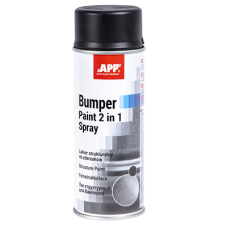 1К структурний сірий лак для пластику APP Bumper Paint Spray 020812 - аерозоль 400мл
