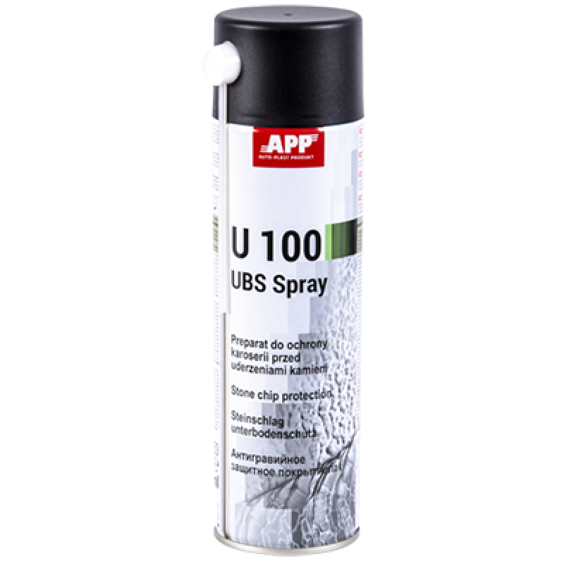 Чорне антигравійне покриття APP U100 UBS Spray 050090 - 0.5л Чорне антигравійне покриття APP U100 UBS Spray 050090 - 0.5л