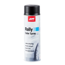 Чорна матова фарба APP Rally Color Spray 210112 - аерозоль 600мл.