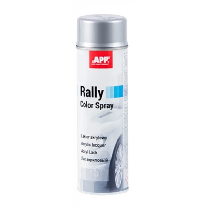 Срібляста фарба APP Rally Color Spray 210114 - аерозоль 600мл. Срібляста фарба APP Rally Color Spray 210114 - аерозоль 600мл.